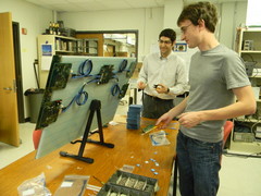 Craig and Eric with supermodule assembly