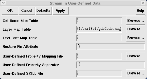 image of stream in user defined data